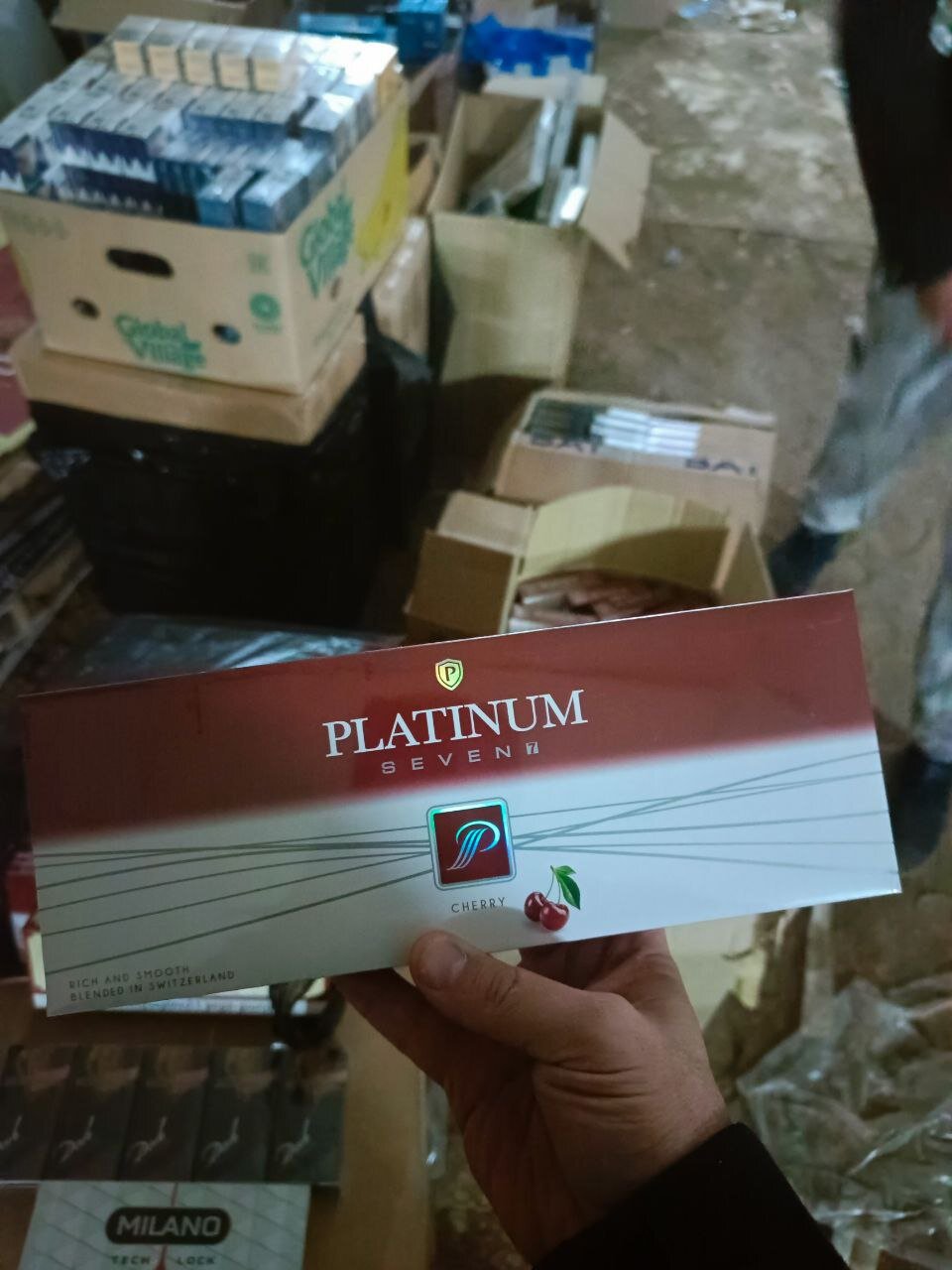 Platinum 7 Cherry (вишня) Superslims